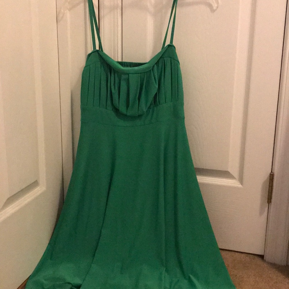 Green Party Dress